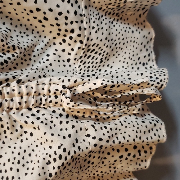 Japna Ruffle Sleeve Ruched and Smocked Top, Small - Picture 6 of 6